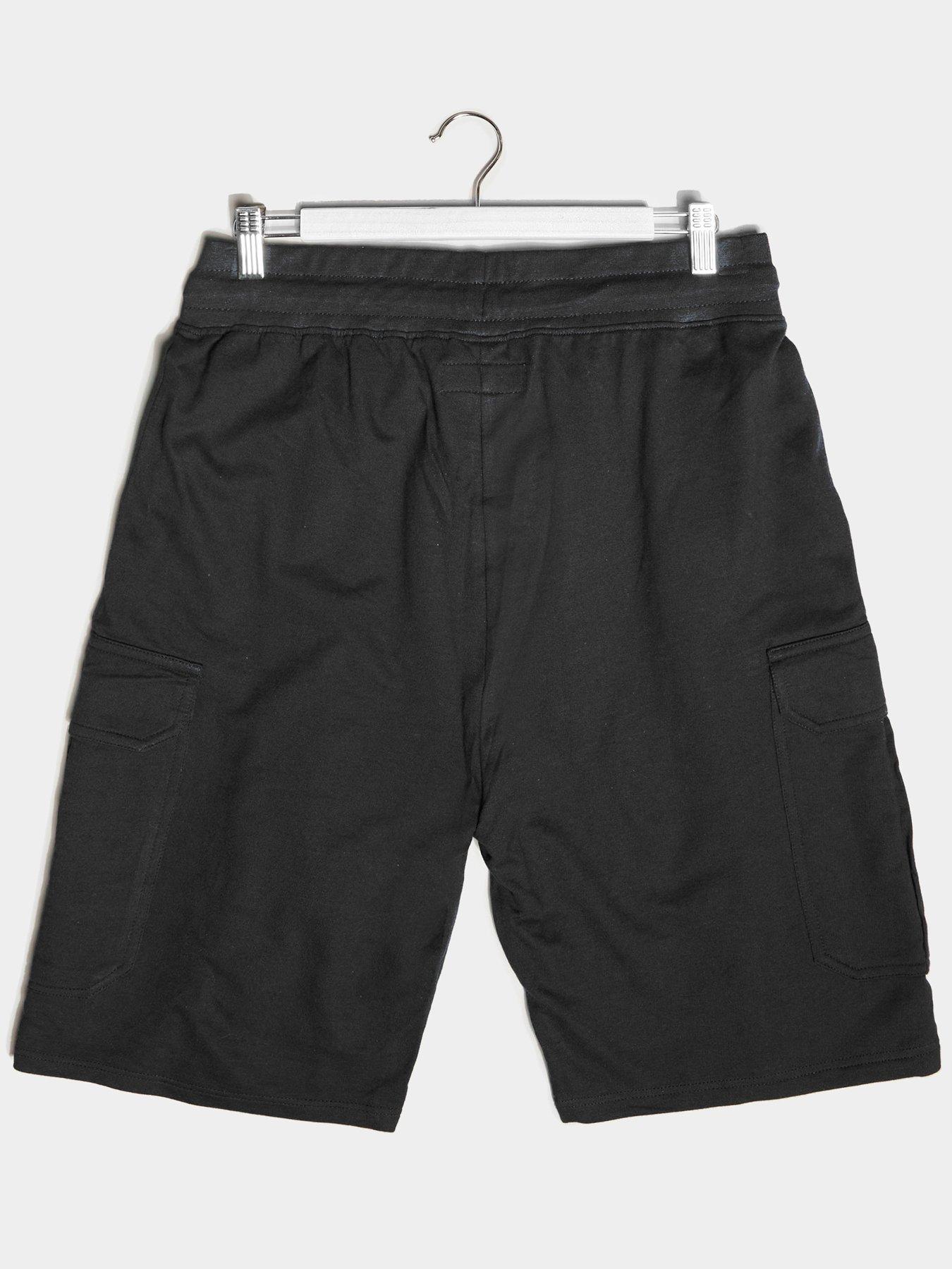 stillFront image of badrhino-essential-jersey-cargo-short-blacknbsp