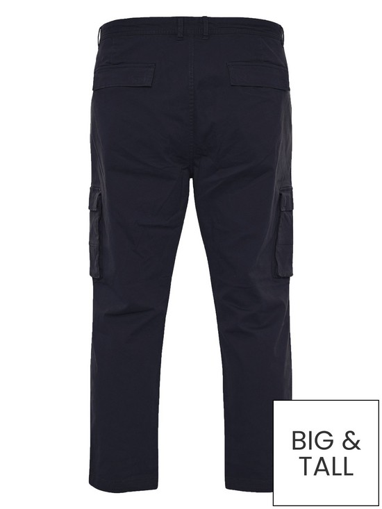 stillFront image of badrhino-essential-cargo-trousers-navy