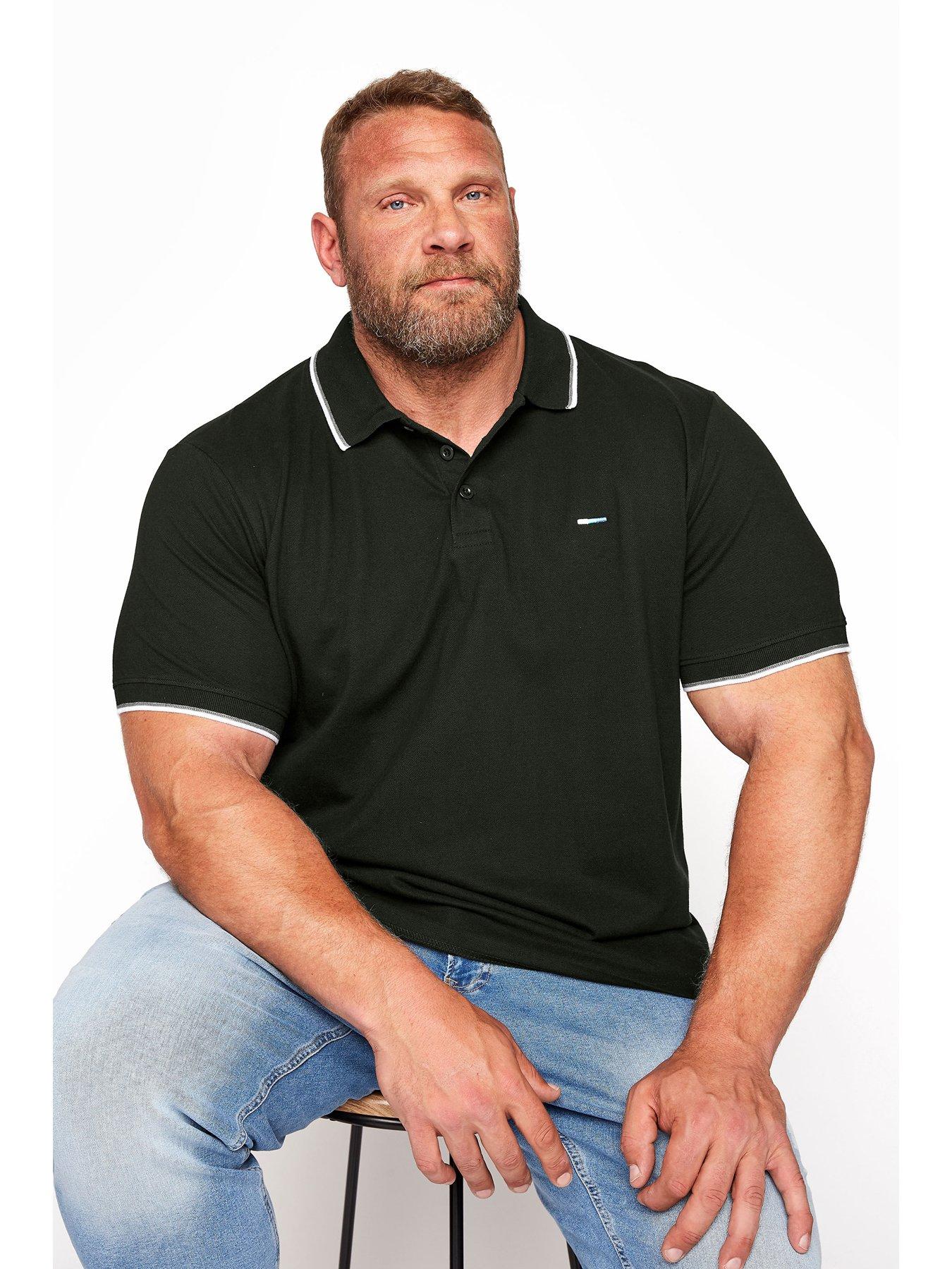 badrhino-essential-short-sleeve-tipping-polo-shirt-black