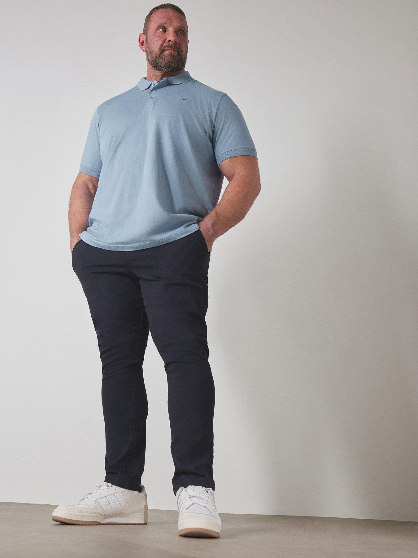 BadRhino Essential Chino Trousers - Navy