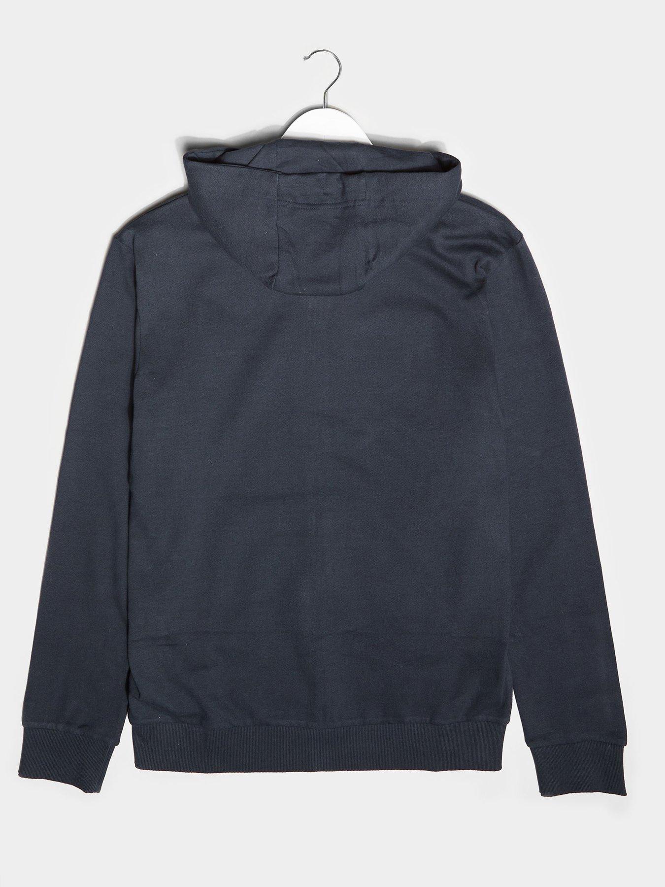  image of badrhino-essential-zip-thru-hoodie-navy