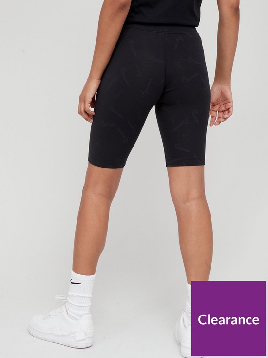 stillFront image of nike-nsw-printed-shorts-black