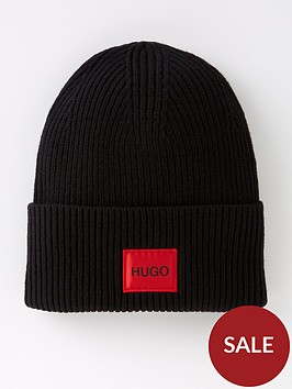boss-hugo-red-patch-logo-knitted-beanie-hat