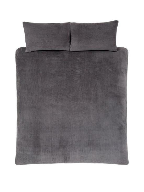 stillFront image of everyday-collection-teddy-fleece-duvet-cover-set-grey