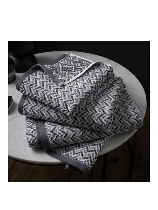 front image of content-by-terence-conran-pherringbone-towel-range--nbspgreyp