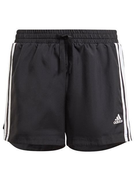 adidas-junior-girls-3-stripe-shorts