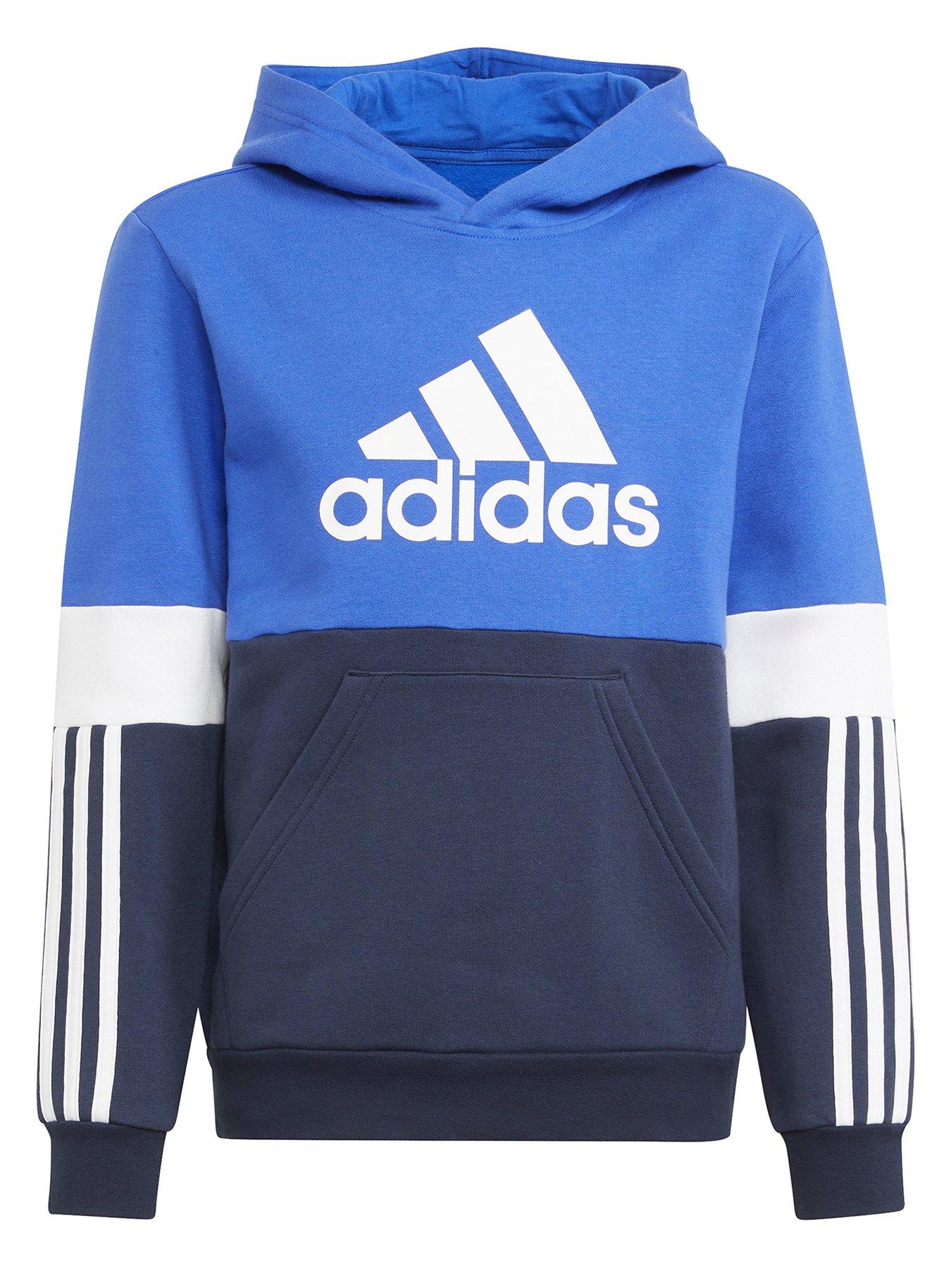 boys blue adidas hoodie