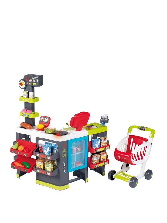 front image of smoby-supermarket-maxi
