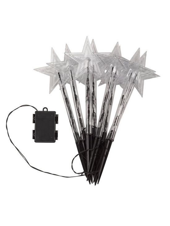 stillFront image of three-kings-stardeacutecor-set-of-8-battery-operatednbspgarden-stakes-outdoor-christmas-decorations