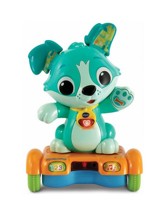 front image of vtech-play-amp-chase-puppy