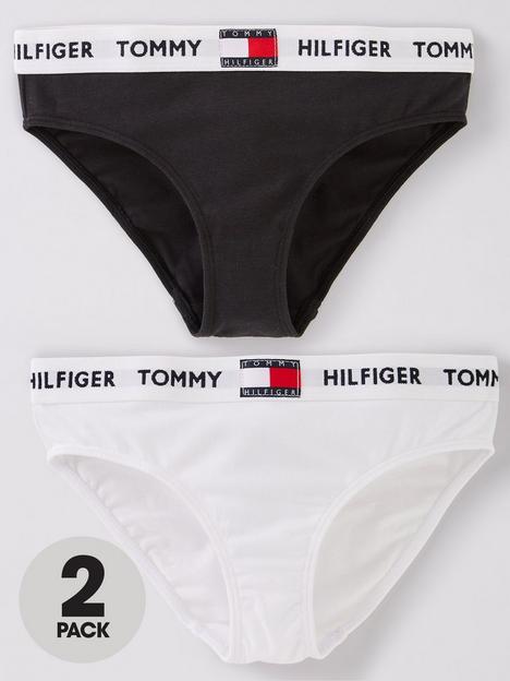tommy-hilfiger-girls-2-pack-bikini-brief-whiteblack
