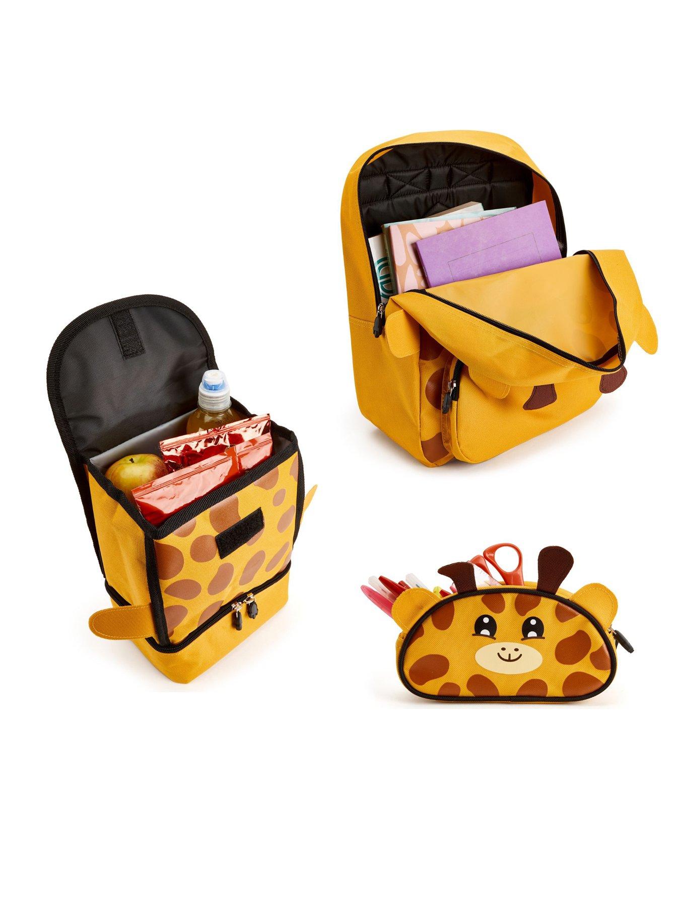 Image 5 of 7 of Giraffe Backpack, Lunchbag &amp; Pencil Case Set
