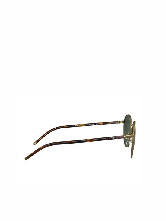 back image of polo-ralph-lauren-metal-round-sunglasses-brass