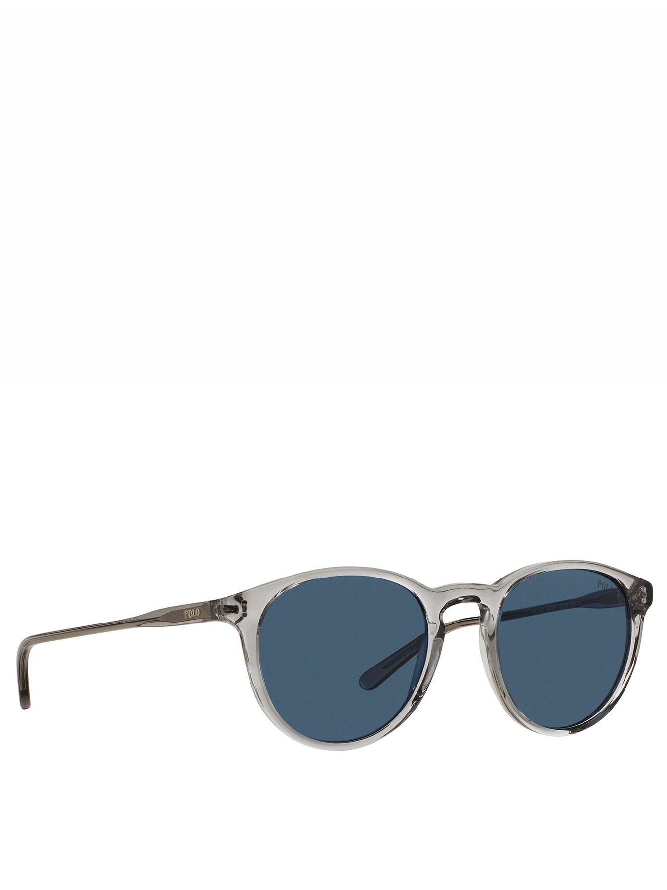 undefined Ralph Lauren Polo Grey Accetate Round Sunglasses - Grey