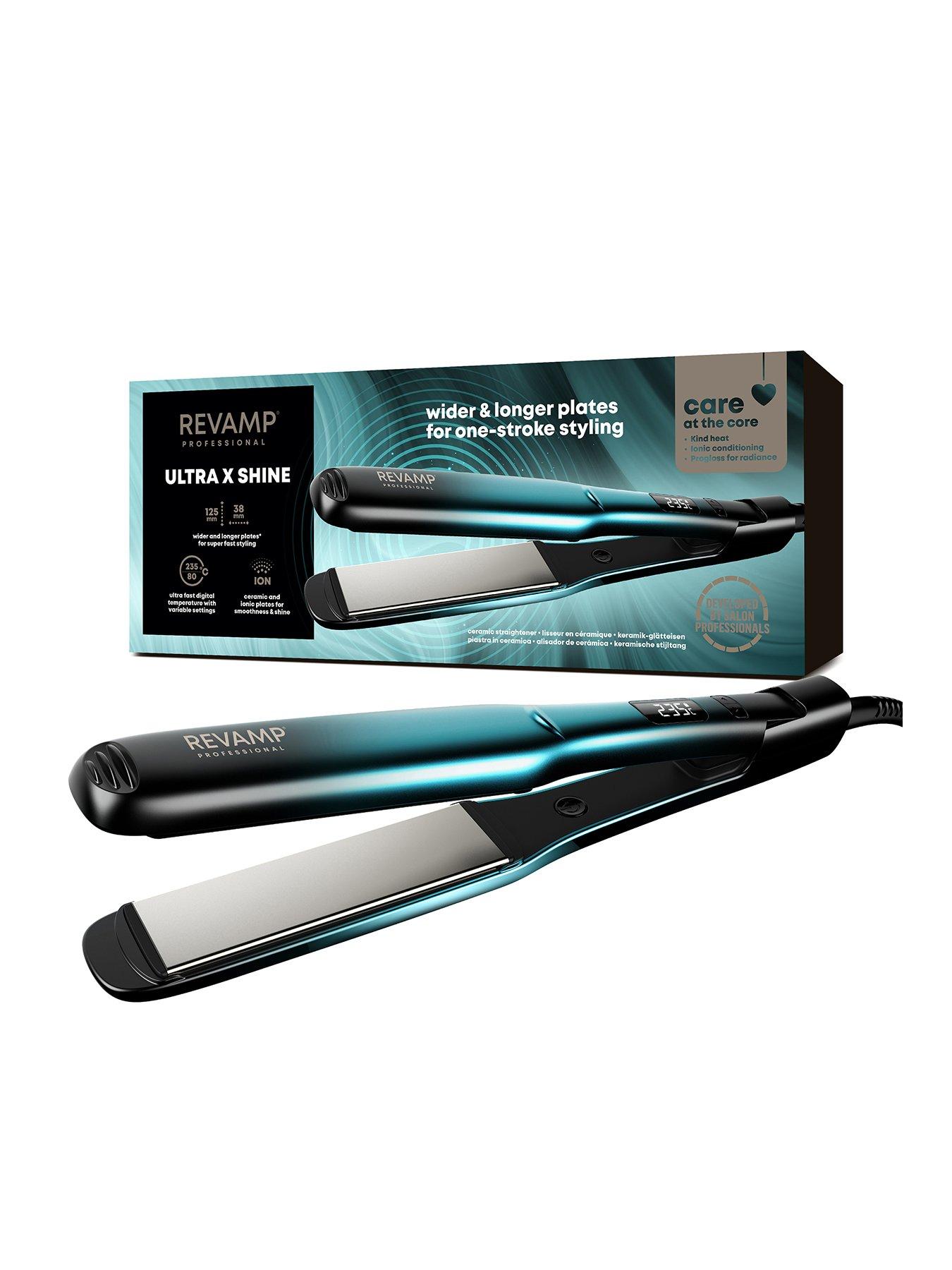 undefined Wide Ultra X Shine Ceramic Hair Straightener