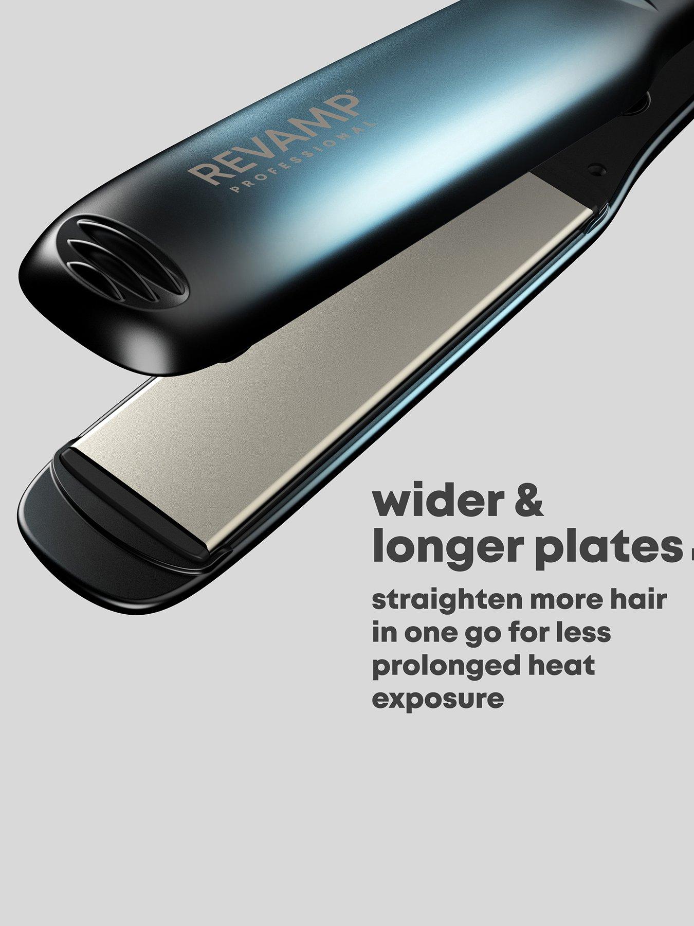 Image 2 of 8 of Revamp Wide Ultra X Shine Ceramic Hair Straightener