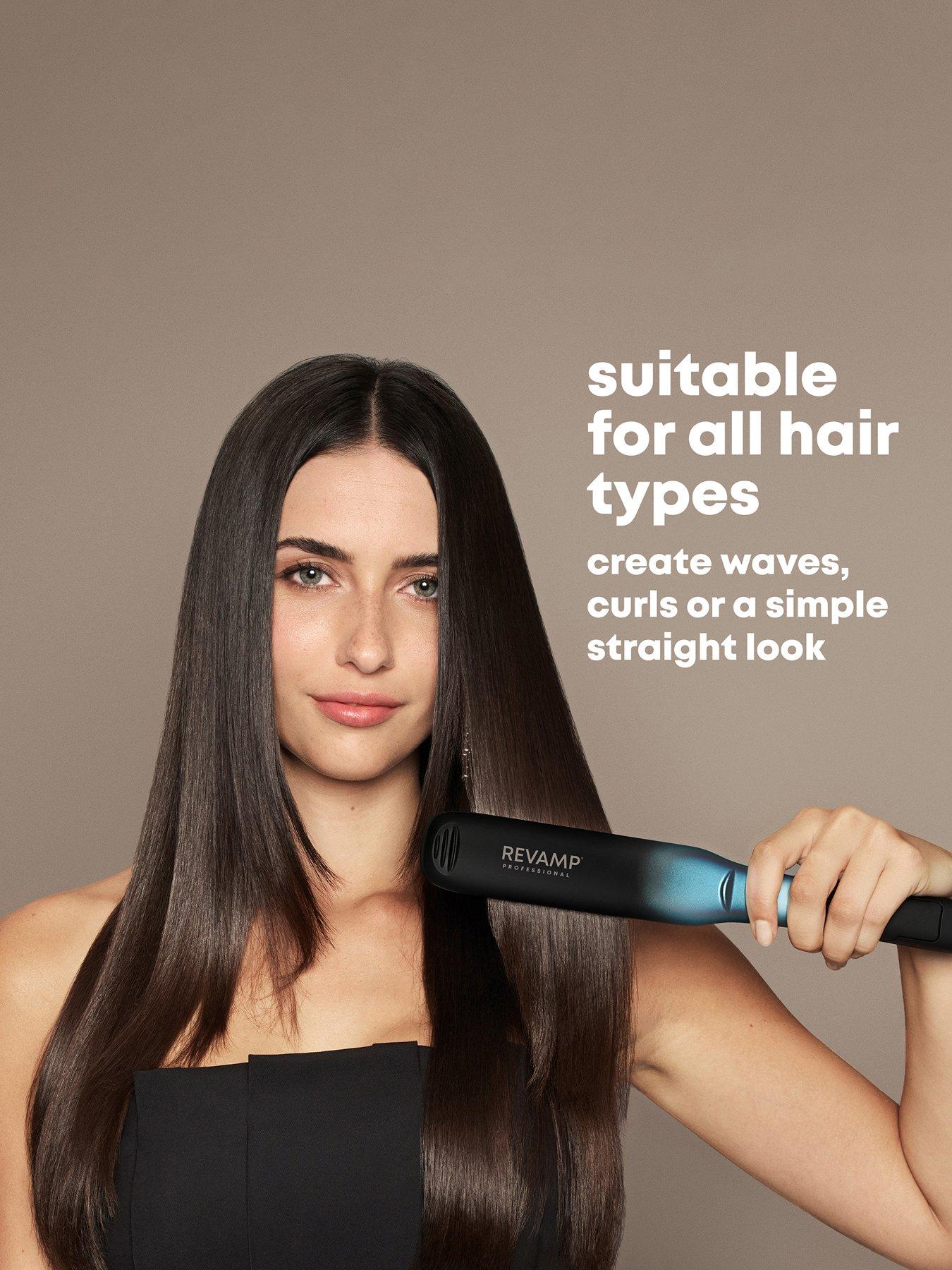 Image 6 of 8 of Revamp Wide Ultra X Shine Ceramic Hair Straightener