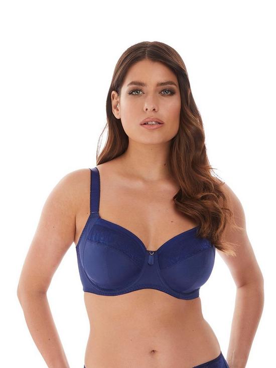 front image of fantasie-illusion-side-support-bra-navy