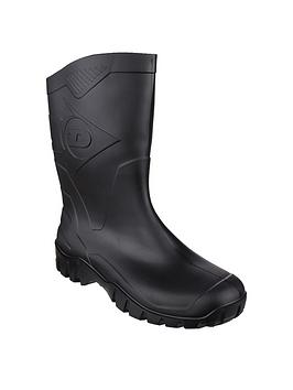dunlop-dee-half-wellington-boots-black