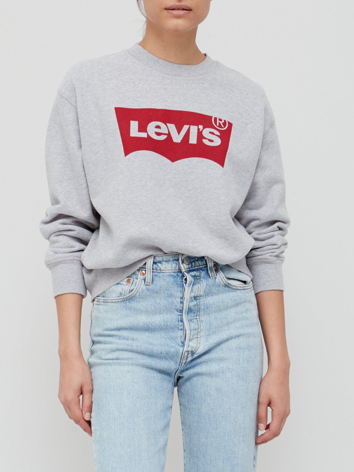 Levi's gray outlet sweatshirt