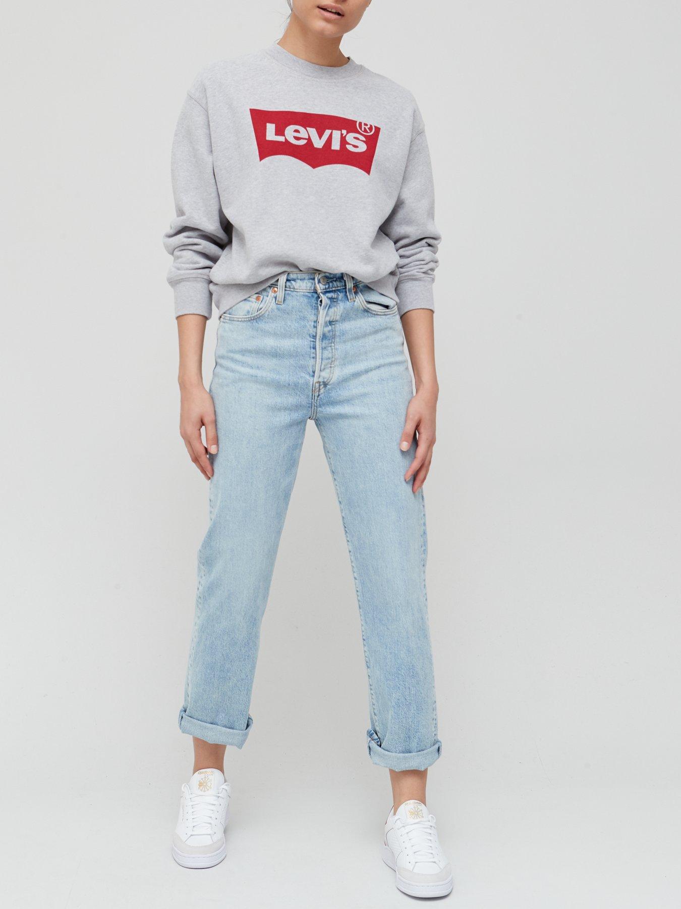 Levi's grey women's sweatshirt hotsell