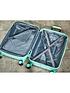  image of rock-luggage-novo-8-wheel-suitcases-3-piece-set-pastel-green