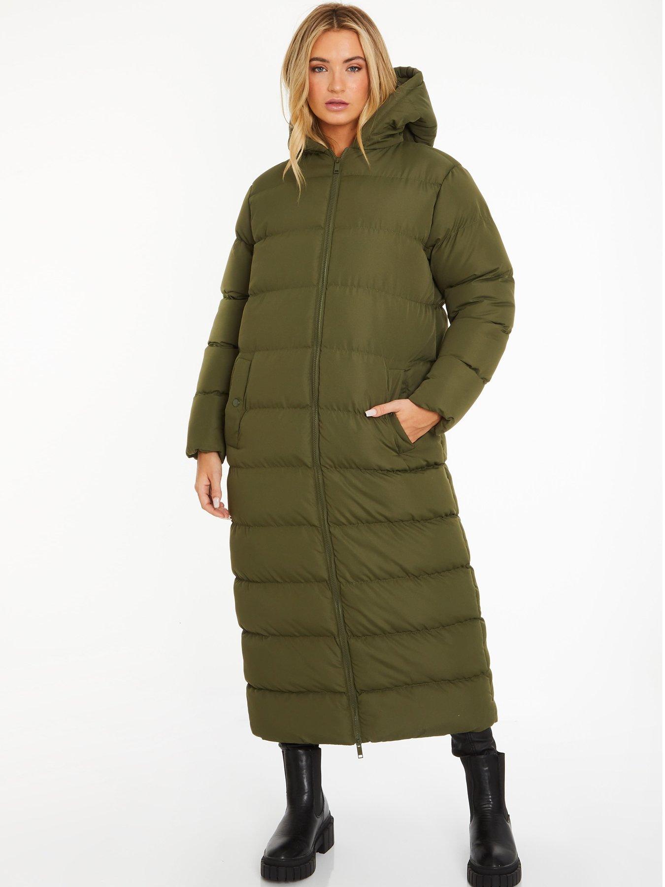 quiz long puffer coat