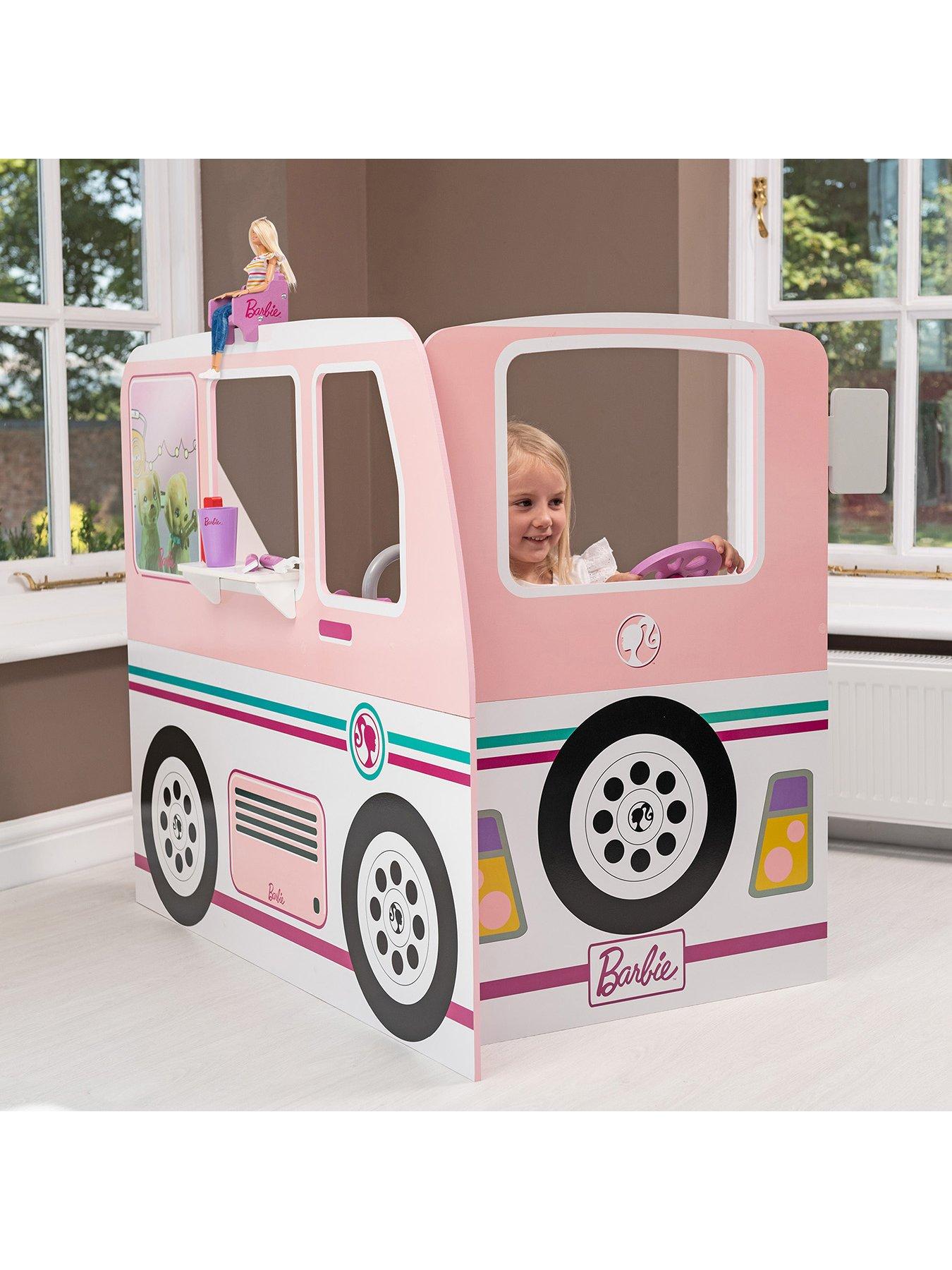 Barbie Deluxe Wooden Campervan with Accessories littlewoods