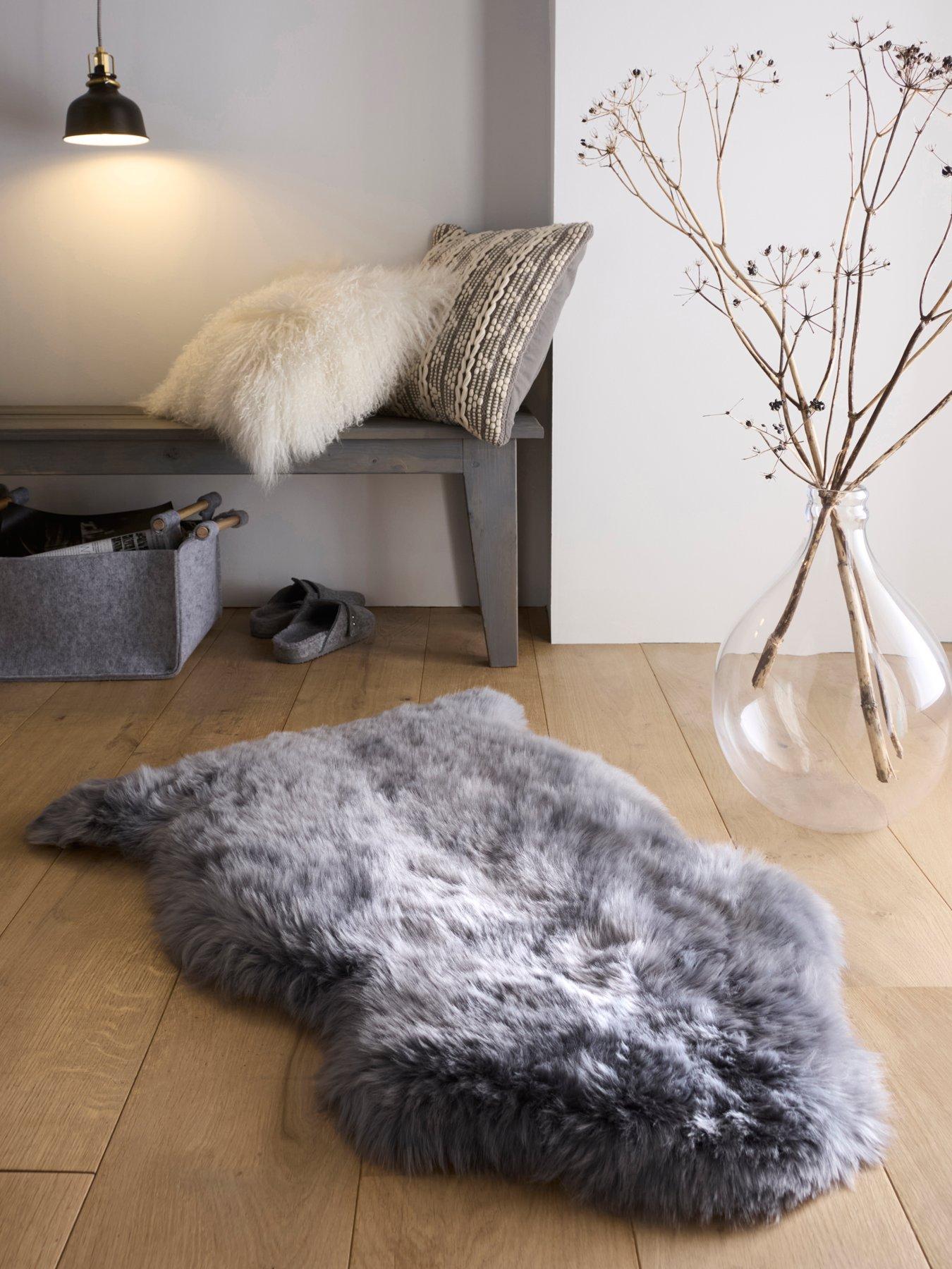 The Very Collection Genuine Sheepskin Wool Rug - Single