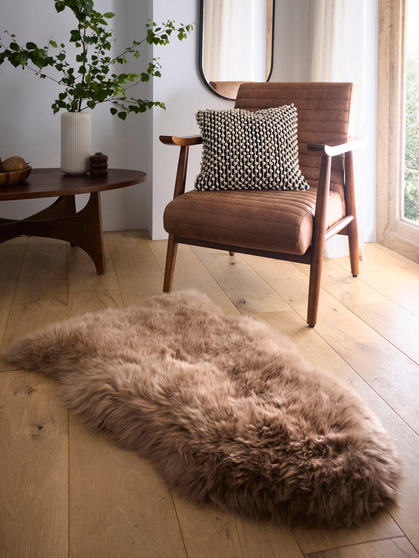 The Very Collection Genuine Sheepskin Wool Rug - Single