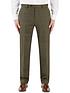  image of skopes-bramwell-tailored-fit-country-check-trouser-olive