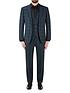  image of skopes-ramsay-tailored-fit-bold-check-jacket-green