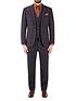  image of skopes-ramsay-tailored-fit-bold-check-jacket-navyrust