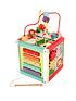  image of fisher-price-fisher-price-wooden-activity-cube