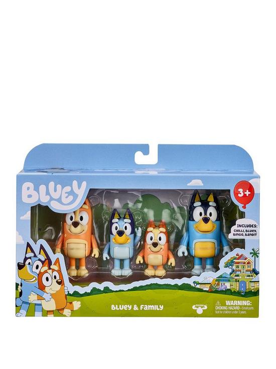 front image of bluey-family-4-pack-figurines