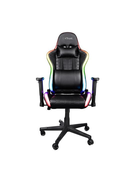 stillFront image of trust-gxt716-rizza-gaming-chair-with-rgb-illuminated-edges