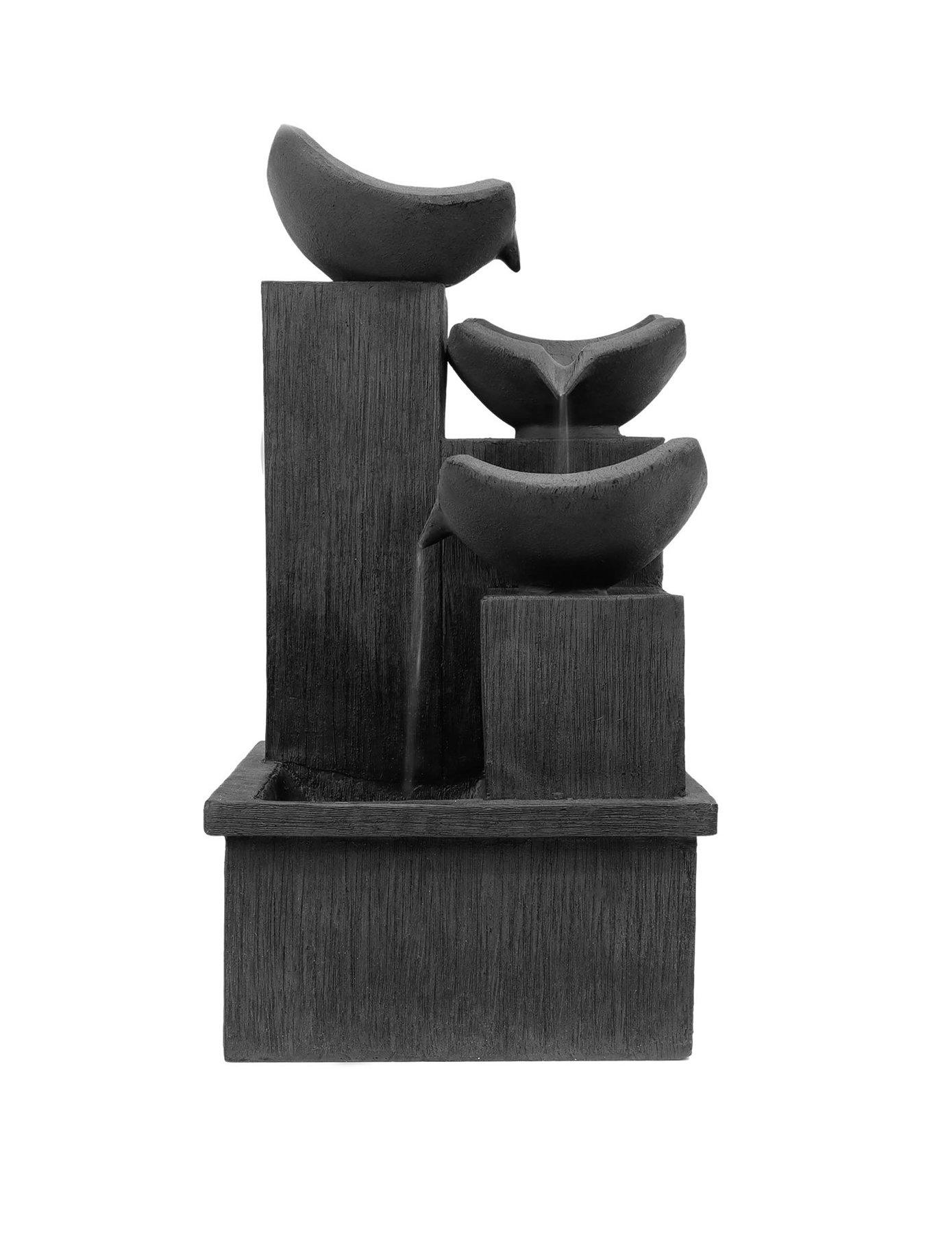  image of streetwize-solar-powered-water-feature-cascading-slate