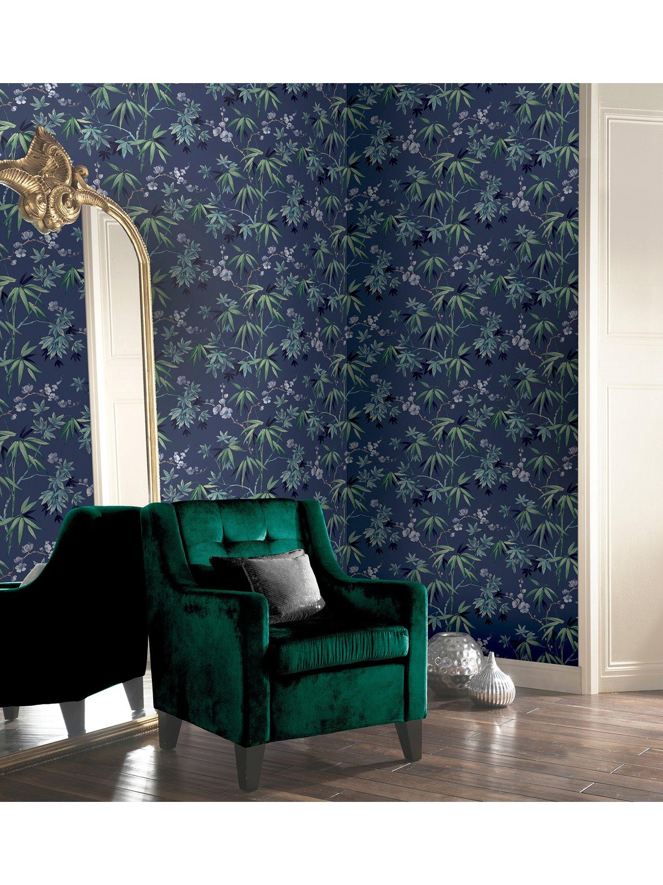 ARTHOUSE Jasmine Garden Navy Sw12 Wallpaper