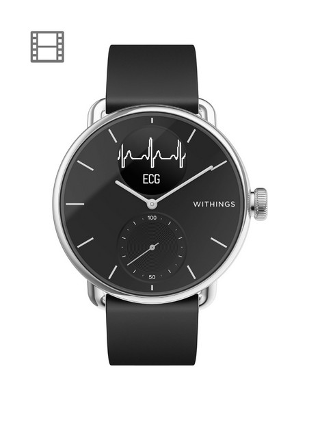 withings-scanwatch-hybrid-smartwatch-with-ecg-heart-rate-oximeter-38mm-black