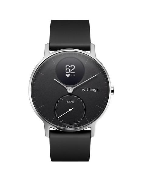 withings-steel-hr-hybrid-smartwatch-activity-tracker-with-connected-gps-hrm-sleep-monitor-36mm-black