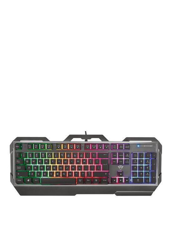 stillFront image of trust-gxt856-torac-gaming-keyboard-with-dedicated-game-mode