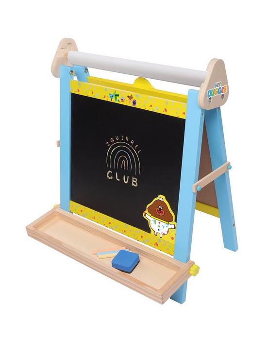 front image of hey-duggee-wooden-table-top-easel