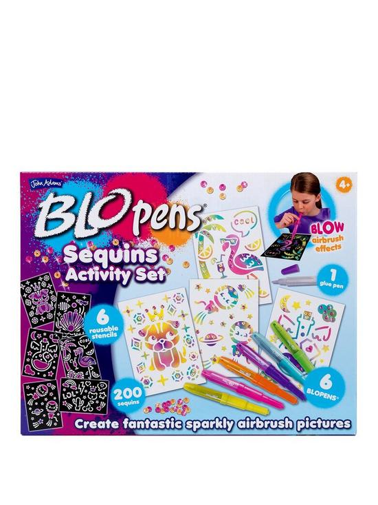 front image of blo-pens-blopens-sequins-activity-set