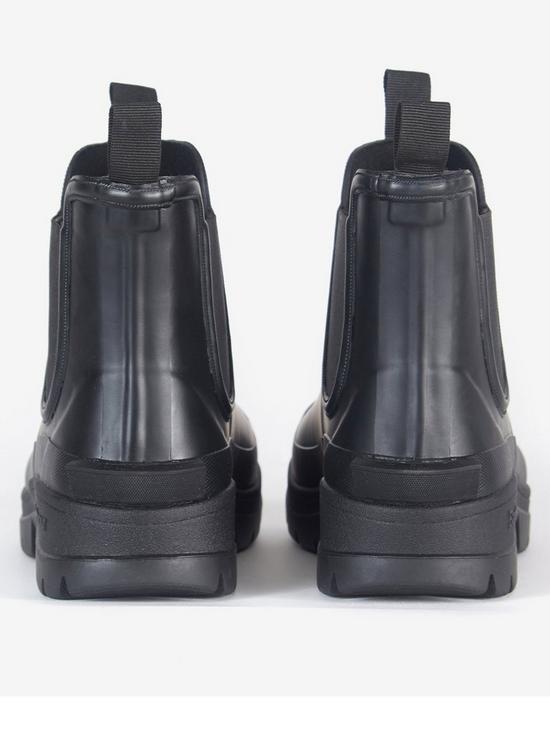 stillFront image of barbour-nimbus-chelsea-rubber-boots-black