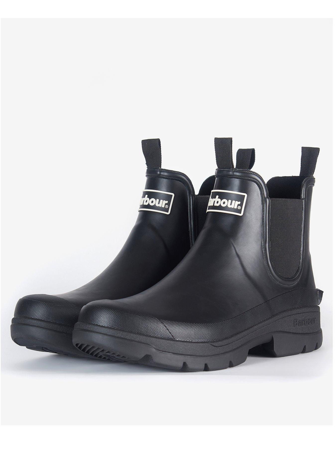 Barbour Nimbus Chelsea Rubber Boots Black littlewoods