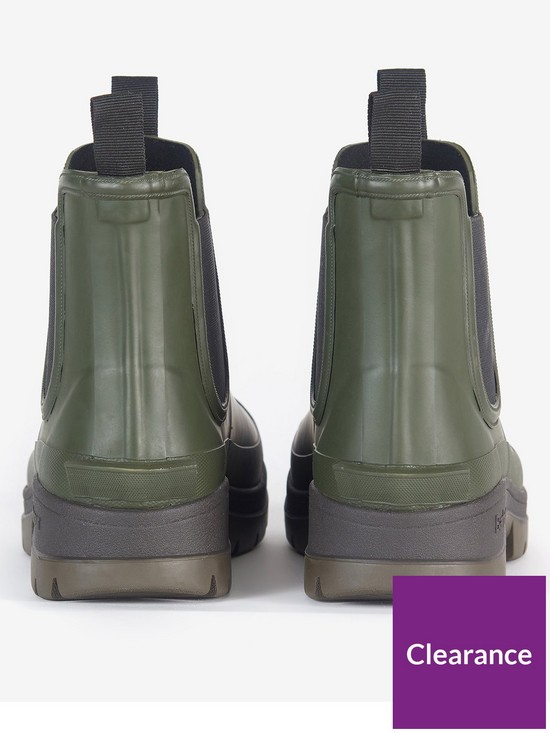 stillFront image of barbour-nimbus-chelsea-rubber-boots-olive