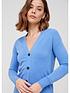  image of v-by-very-knitted-super-soft-boyfriend-cardigan-blue