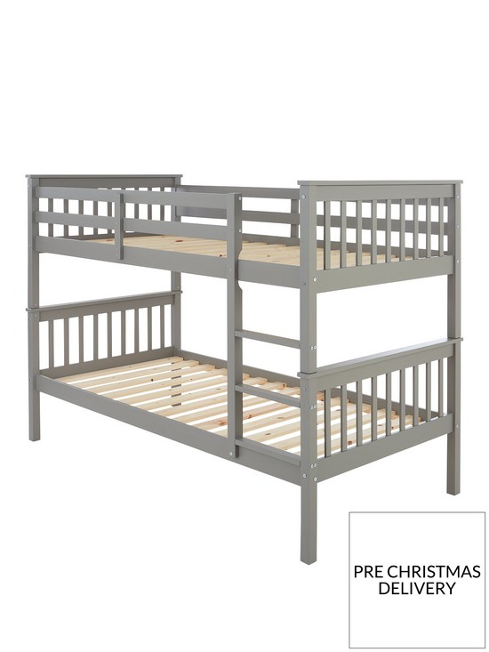 front image of novara-bunk-bed-grey