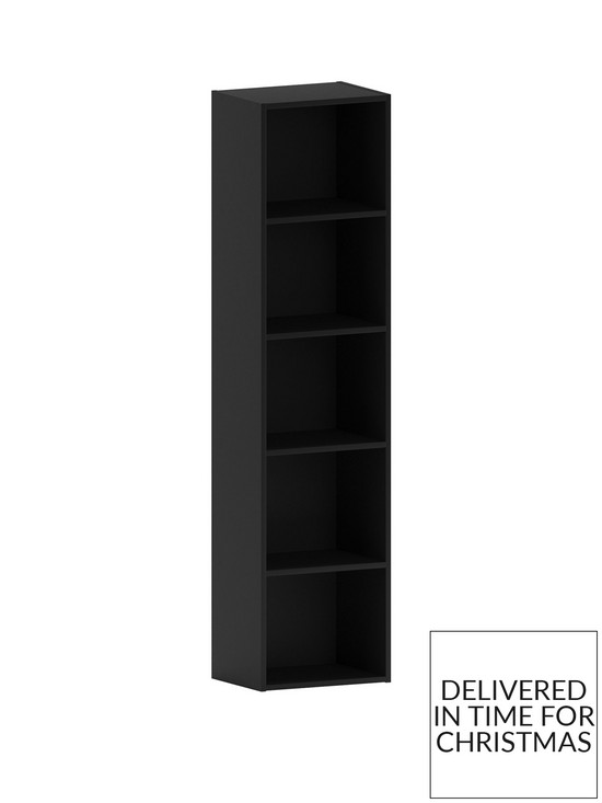 stillFront image of vida-designs-oxford-5-tier-cube-bookcase