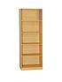 vida-designs-cambridge-5-tier-extra-large-bookcasefront